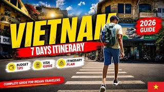 Thumbnail: 🇻🇳 Vietnam Budget Trip 2026 | Vietnam Itinerary 7 Days | Vietnam Travel From India