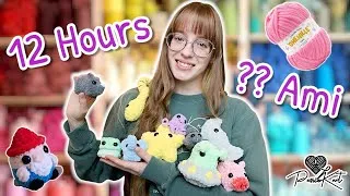Thumbnail: How Many Amigurumi Can I Crochet in ONE Day? | PassioKnit Vlog
