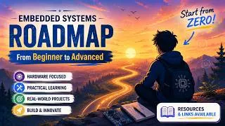 Thumbnail: The complete Embedded systems Roadmap (From Beginner to Advanced)