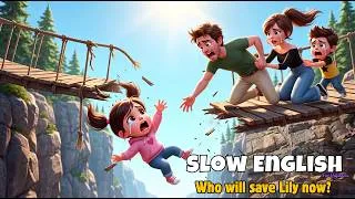 Thumbnail: Who Will Save Lily Now? | Slow English Listening Practice for Beginners (A1 Level)