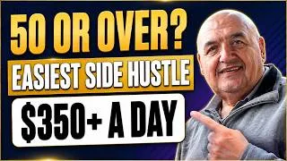 Thumbnail: Easiest Digital Side Hustle Ideas to START in 2026 Over 50 ($350+ DAYS)