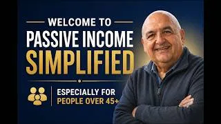 Thumbnail: Welcome To Passive Income Simplified for people 45+