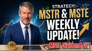 Thumbnail: MSTE Dividend CUT to 7.5 Cents! Strategy (MSTR) Weekly Update MSTY vs MSTE vs MSTR