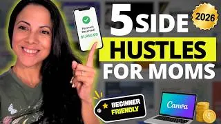 Thumbnail: 5 Best Remote Side Hustles for Moms in 2026 (No Skills Needed)