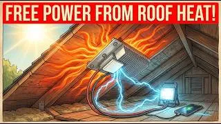 Thumbnail: This $18 Chip Turns Roof Heat Into FREE Electricity (Physics Explained)