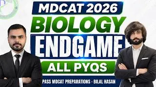 Thumbnail: MDCAT Biology Past Papers I MDCAT 2026 Biology EndGame I MDCAT Biology Preparation 2026 I MDCAT Bio