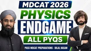Thumbnail: MDCAT 2026 Physics EndGame I MDCAT Physics Past Papers I MDCAT Physics MCQs I MDCAT Physics Lecture