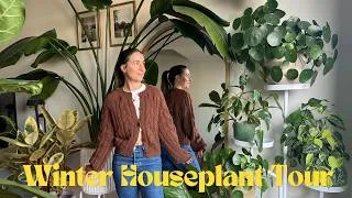 Thumbnail: Full Houseplant Tour 2026 | Low Light Plants | Grow Lights | Winter Home Aesthetic | Plant Rescues