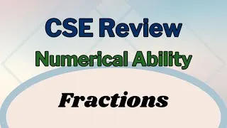 Thumbnail: Civil Service Exam • Numerical Ability • Fractions