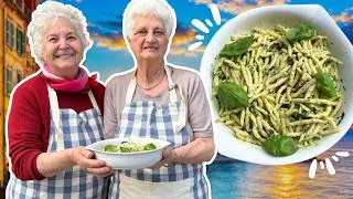 Thumbnail: Lifelong Friends Make Homemade Trofie with Pesto! | Pasta Grannies
