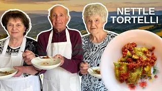 Thumbnail: Homemade Nettle Tortelli and Slow-Cooked Ragù | Pasta Grannies