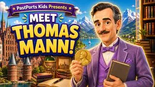 Thumbnail: Who Was Thomas Mann? 📚| The German Storyteller Who Won a Nobel Prize!🏆|PastPorts Kids Presents