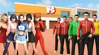 Thumbnail: Riya Colourfull gang Vs Chacha Colourfull gang fight 😱💥 Indian Theft Aura Simulator 🤩 Aryan Gamerz 