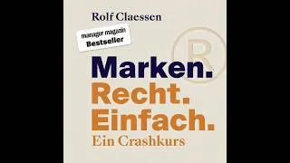 Thumbnail: Hörbuch Marken. Recht. Einfach.  - Vergleich der Vorworte #rolfclaessen