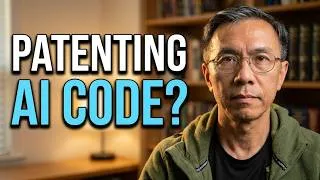 Thumbnail: Can You Patent AI-Generated Code? | The "Human Control" Rule