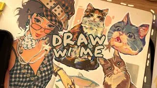 Thumbnail: how i use acrylic markers ⟡⸝ sketchbook process ‧˚