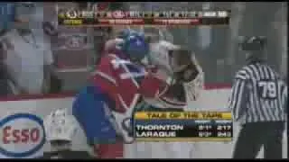 Thumbnail: Shawn Thornton vs Georges Laraque  fight A+