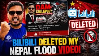 Thumbnail: Bilibili DELETED My Nepal Flood Video | Is China’s Bilibili App a Total Scam? China ke liye mat bolo