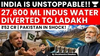 Thumbnail: India’s Water Masterplan: 27,600 Million Litres of Indus Water Diverted to Ladakh for ₹52 Crore!