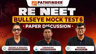 Thumbnail: 🔥 RE-NEET BULLSEYE 2026 Mock Test 6 Paper Discussion | Expert Paper Analysis