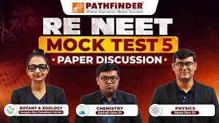 Thumbnail: 🔥RE-NEET 2026 Mock Test 5 Paper Discussion 🚀 | Complete Analysis, Solutions & Rank Booster Strategy🎯