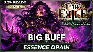 Thumbnail: PoE 3.29 | ESSENCE DRAIN MASSIVE BUFF – PoE Builds – Path of Exile Curse of the Allflame League
