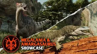 Thumbnail: Megalania TLC, Amargasaurus TLC, and Climbing! - Path of Titans Update