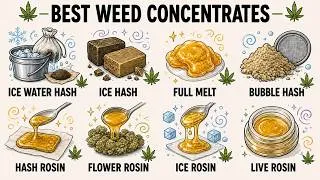 Thumbnail: Every Weed Concentrate Ranked & Explained (Beginner to Expert)