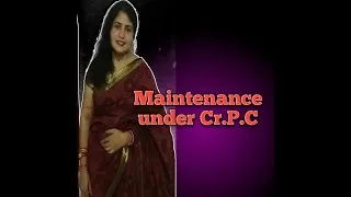 Thumbnail: Maintenance I Divorce I Marriage I Cr.P.C