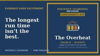 Thumbnail: The Overheat — Teach Kids Why the "Longest Run Time" Battery Isn't the Best (Grade 8 Science)