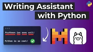 Thumbnail: Build a free writing assistant with Python and Ollama