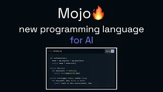 Thumbnail: Mojo 🔥 — a new programming language for AI developers (first look)