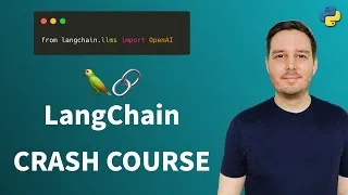 Thumbnail: LangChain Crash Course - Build apps with language models