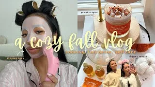 Thumbnail: A COZY FALL VLOG! rainy day, apt decor, cooking, selfcare