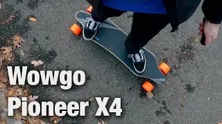Thumbnail: My First Time Riding an Electric Skateboard!  Wowgo Pioneer X4 Unboxing/First Impressions