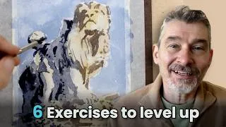 Thumbnail: These 6 exercises will teach you foundational watercolor skills