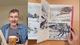 Thumbnail: Inside My 3 Sketchbooks (How I Actually Practice Watercolour)