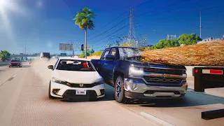 Thumbnail: BeamNG Drive - Dangerous Overtaking Crashes #11