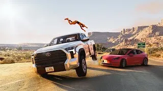 Thumbnail: Realistic Crossroad Car Crashes #11 - BeamNG Drive