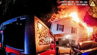 Thumbnail: Man Tries To Burn His Family Alive While Holding A Chainsaw