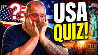 Thumbnail: Aussie Tries USA Quiz 50 Questions