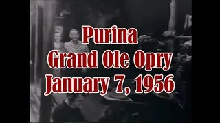 Thumbnail: Purina Grand Ole Opry ~ January 7, 1956 [LIVE]