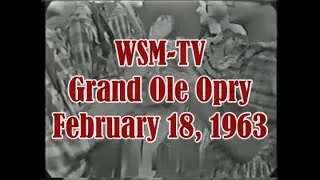 Thumbnail: WSM-TV Grand Ole Opry ~ February 18, 1963 [LIVE]