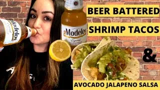 Thumbnail: Taco Tuesday! Homemade Beer Battered Shrimp Tacos