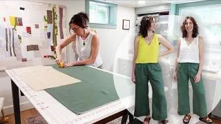Thumbnail: I Drafted, Thrifted, and Hacked My Way to New Pants (and finished those linen tanks!)