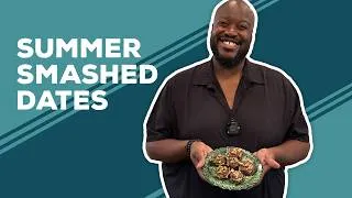 Thumbnail: Love & Best Dishes: Summer Smashed Dates Recipe | Chocolate Peanut Butter Medjool Dates
