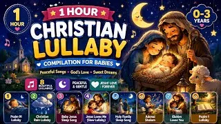 Thumbnail: 1 Hour Christian Lullaby Compilation for Babies 💖 Peaceful Bedtime Songs | Baby Sleep Music