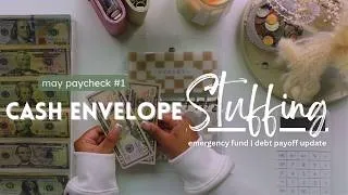 Thumbnail: 100k+ in DEBT at 25 💸| $2,172 | May No. 1 | Cash Envelopes | Debt Payoff | Snowball Method |RN Pay