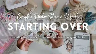 Thumbnail: CASH BUDGET BINDER SETUP 2026 🎀🩰 | 24 y/o starting over my debt free journey after nursing school