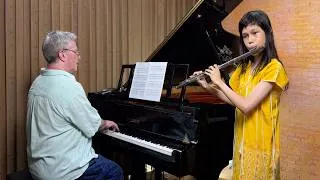Thumbnail: "Haiku" by Christopher Norton - Flute and Piano - Emilie & Dad